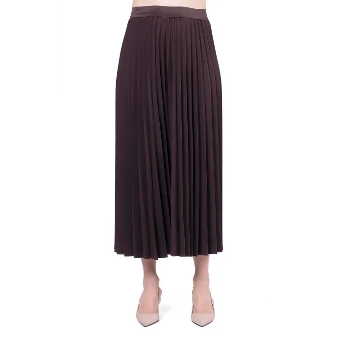 İnvee Pliseli Etek kahverengi 6998