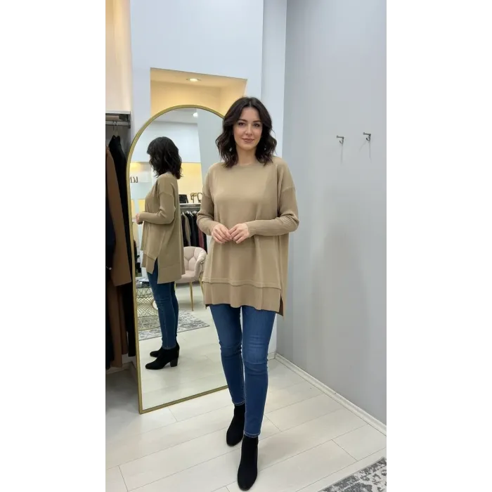 İnvee Sıkma Kol Triko Tunik CEMAL 5879