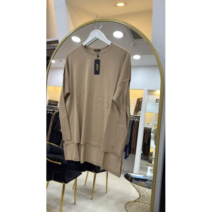 İnvee Sıkma Kol Triko Tunik CEMAL 5879