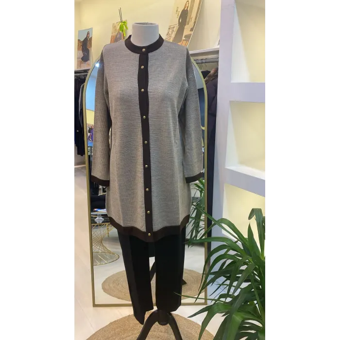 İNVEE TRİKO HİRKA  7068  KAHVE