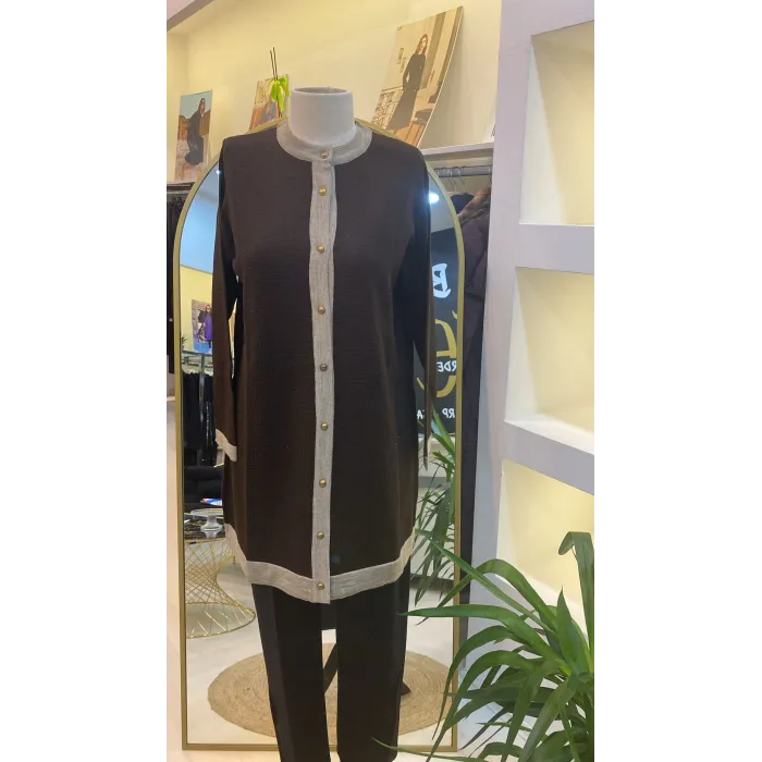 İNVEE TRİKO HİRKA 7068 KOYUKAHVE