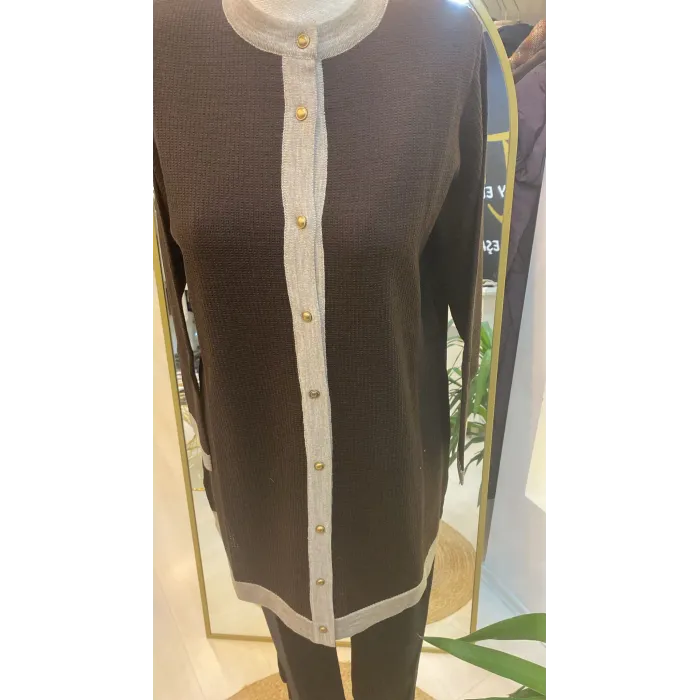 İNVEE TRİKO HİRKA 7068 KOYUKAHVE