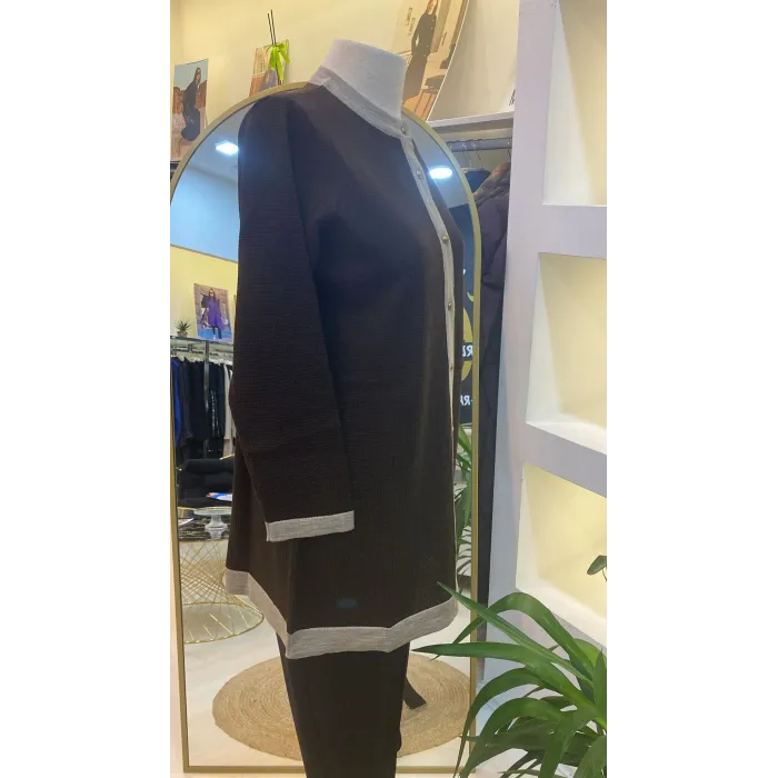 İNVEE TRİKO HİRKA 7068 KOYUKAHVE