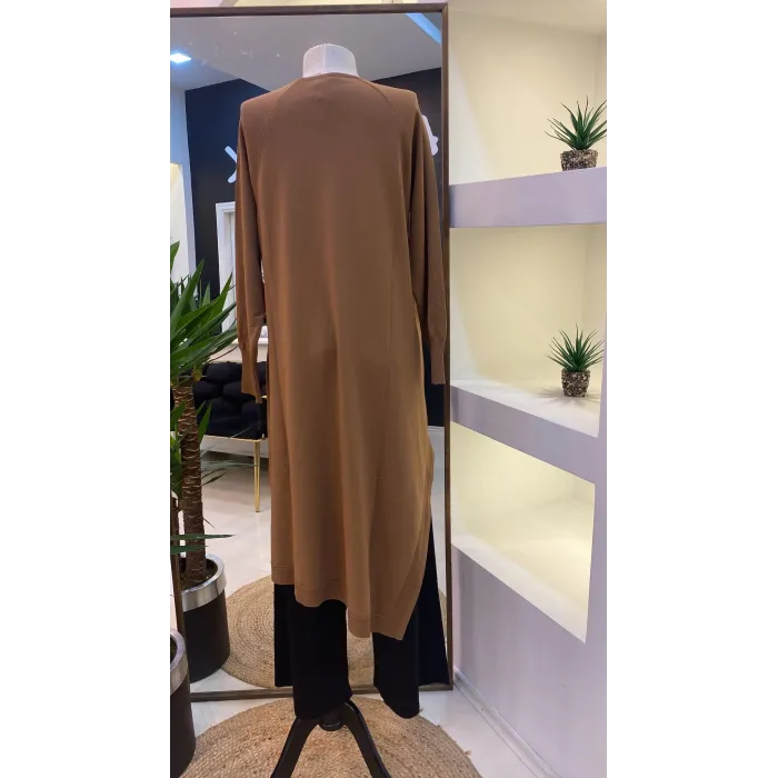 İnvee Triko Tunik Toprak 6001