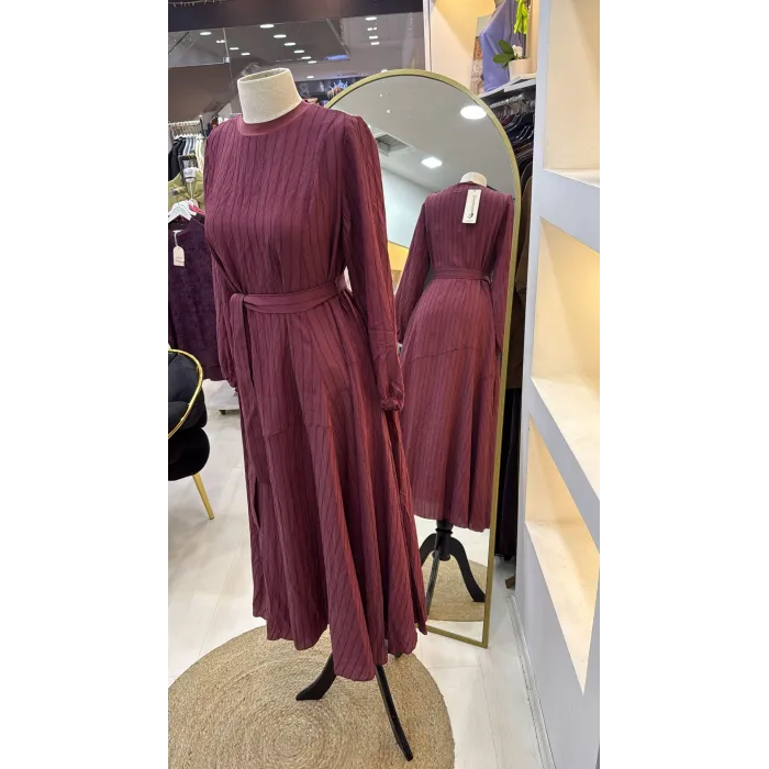 Misswhence  Elbise bordo 39844