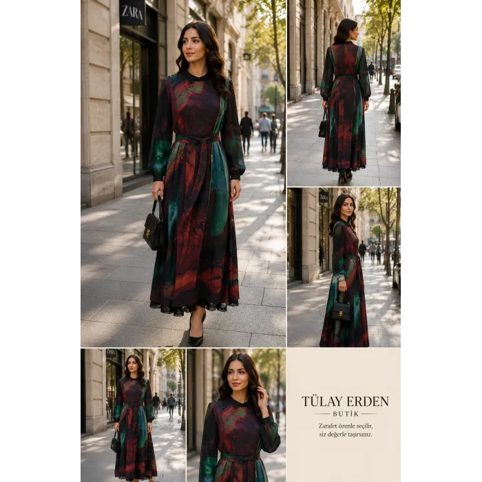 Misswhence İkili Elbise KIRMIZI 39826