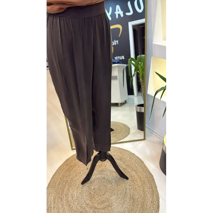 MİSSWHENCE İpek PANTOLON 37108 KAHVE