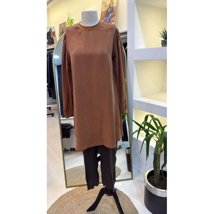 MİSSWHENCE İpek Tunik 37025 oranj