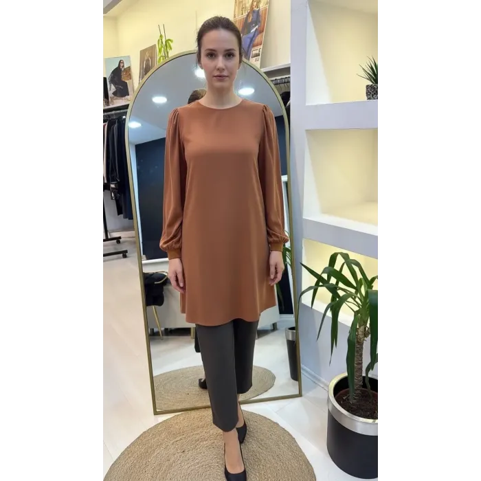 MİSSWHENCE İpek Tunik 37025 oranj