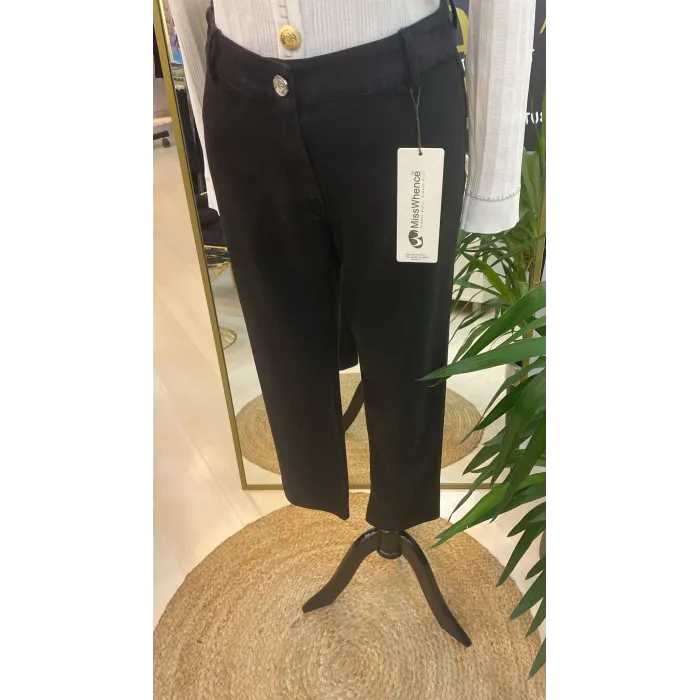 misswhence kot pantolon 36112 siyah