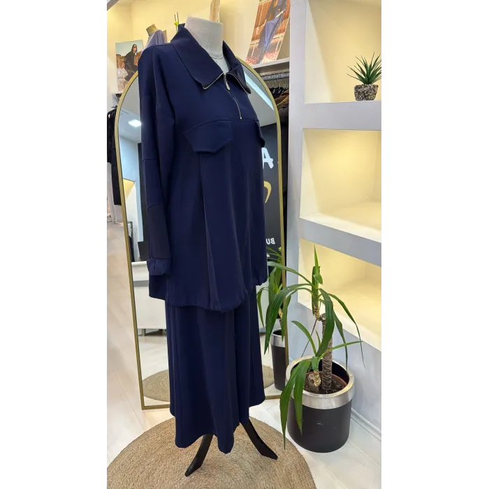 MissWhence Pantolonlu Takım 38008 lacivert