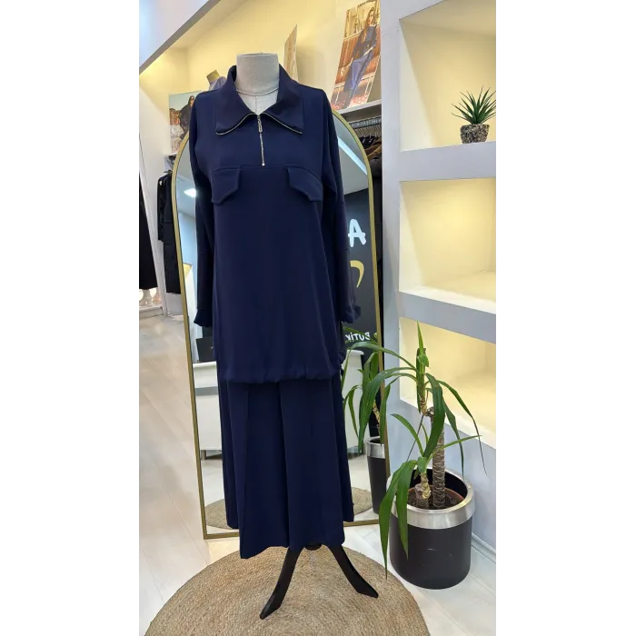 MissWhence Pantolonlu Takım 38008 lacivert