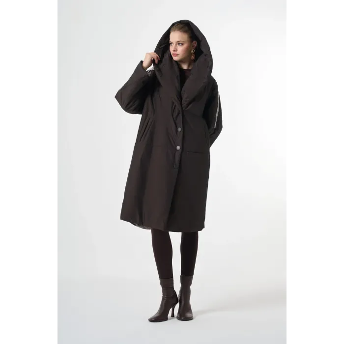 Misswhence Şerit Detaylı Şişme Mont 38501