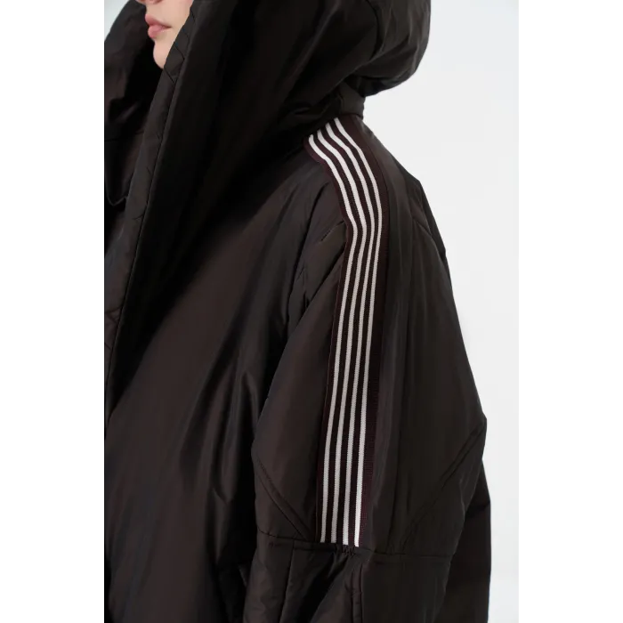 Misswhence Şerit Detaylı Şişme Mont 38501