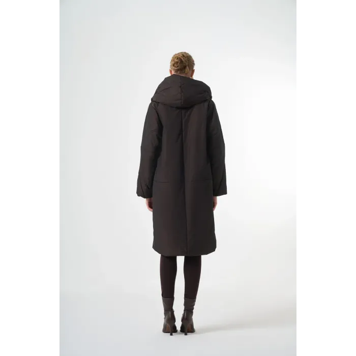 Misswhence Şerit Detaylı Şişme Mont 38501