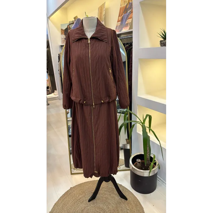 Misswhence Tafta Etek Takım 38216 taba