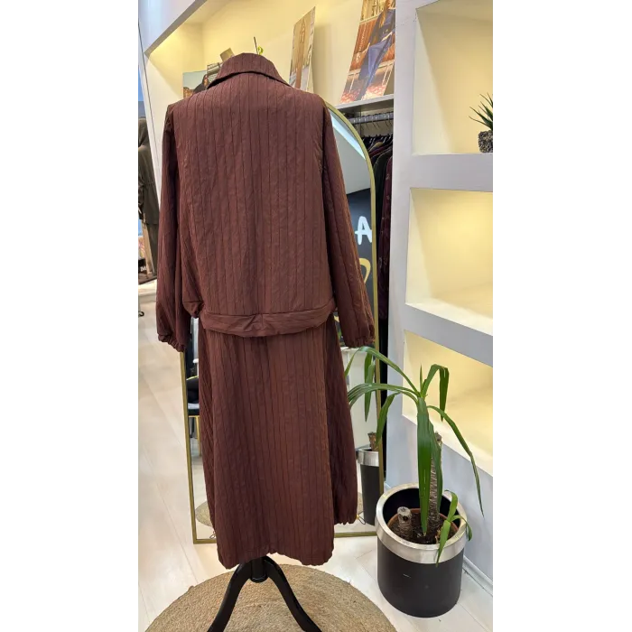 Misswhence Tafta Etek Takım 38216 taba