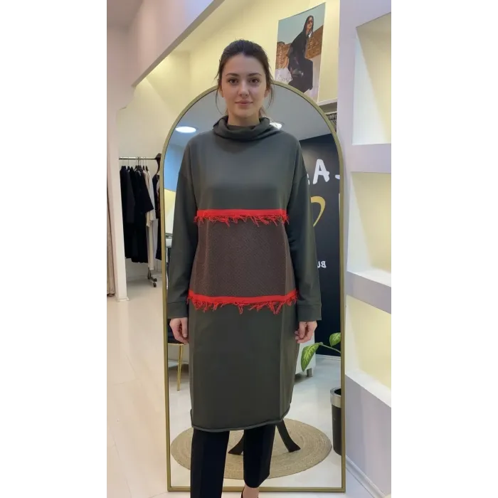 MİSSWHENCE TRİKO TUNİK HAKİ 248