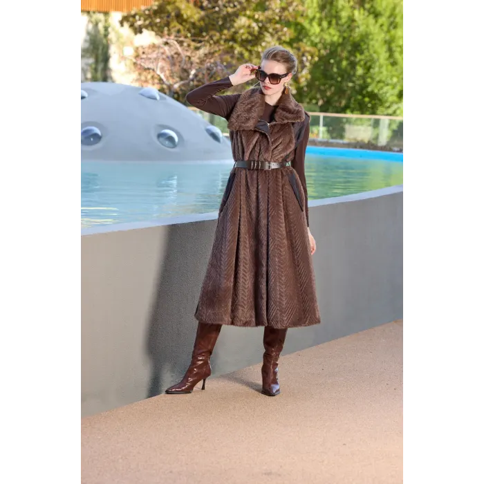 Misswhence Yelek  38700 KAHVERENGİ