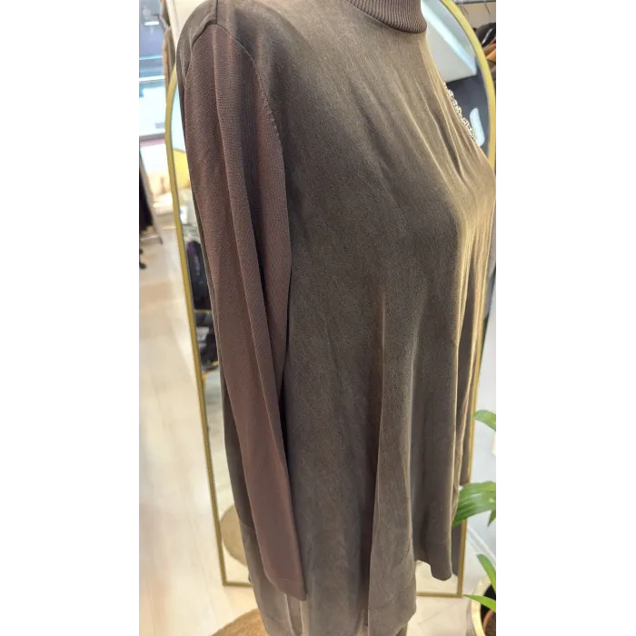 Nuss 1033 Cupra İpek Takım - KAHVE