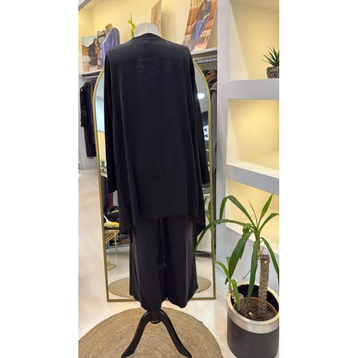 Nuss 1033 Cupra İpek Takım - SİYAH