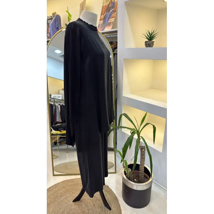 Nuss 1033 Cupra İpek Takım - SİYAH