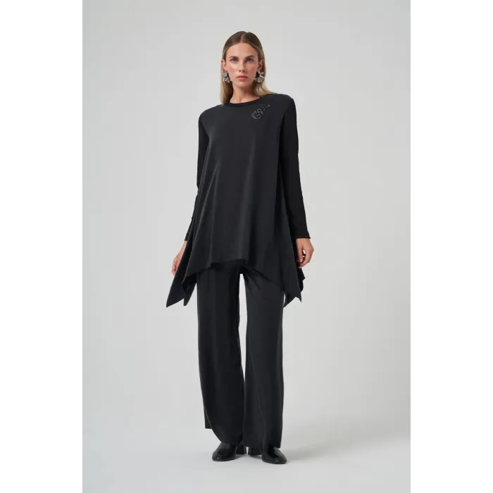 Nuss 1033 Cupra İpek Takım - SİYAH