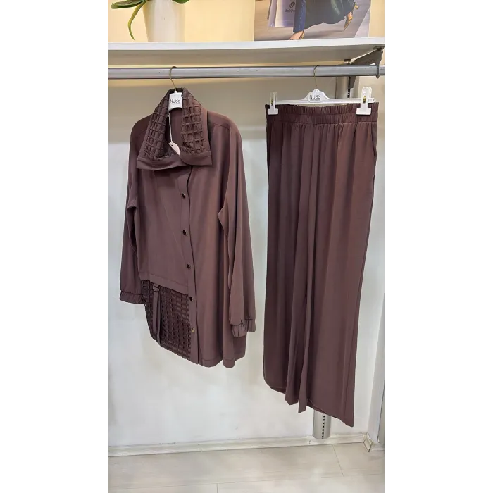 Nuss PANTOLONLU Takım Kahve 1068
