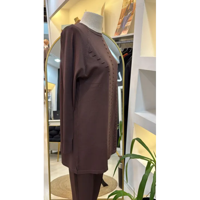 Nuss Triko Tunik 907 kahve