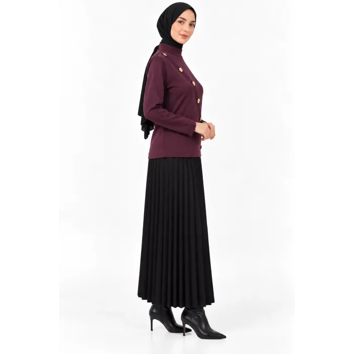 nuss triko tunik bordo 206