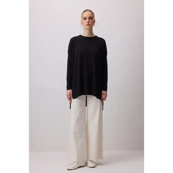 nuss triko tunik siyah 116