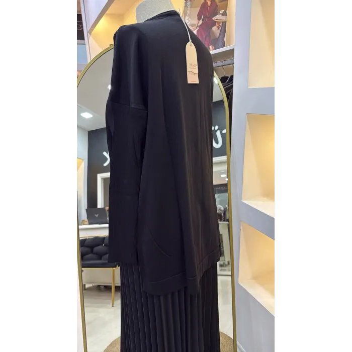 nuss triko tunik siyah 116