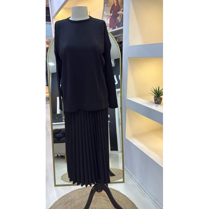 nuss triko tunik siyah 116