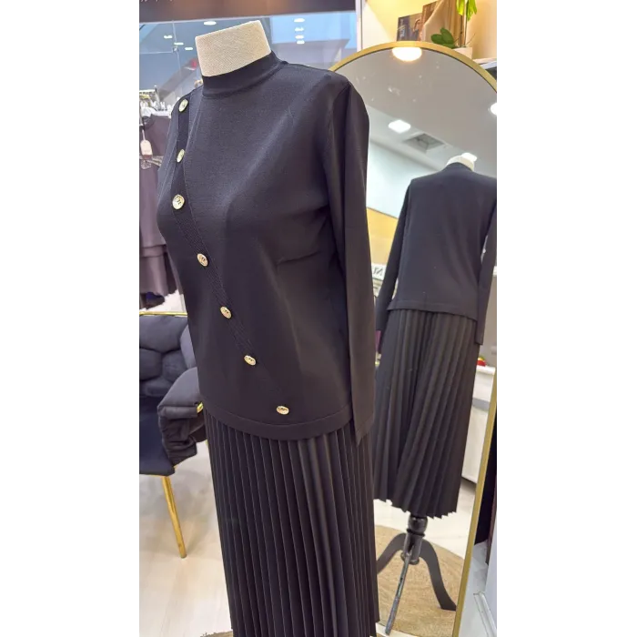 nuss triko tunik siyah 206