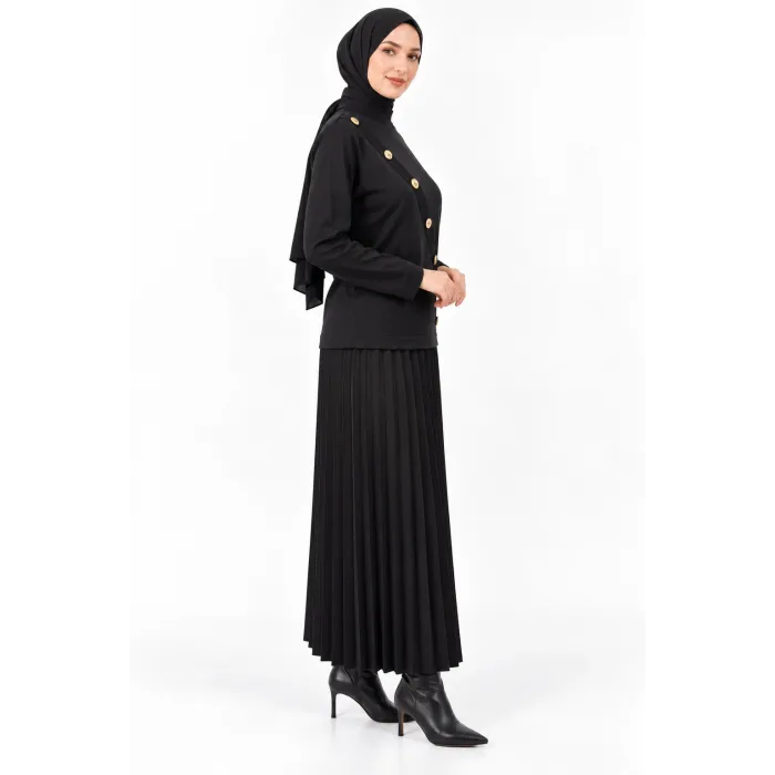 nuss triko tunik siyah 206
