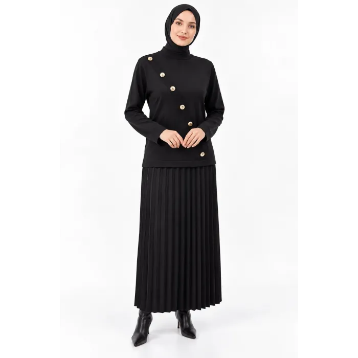 nuss triko tunik siyah 206