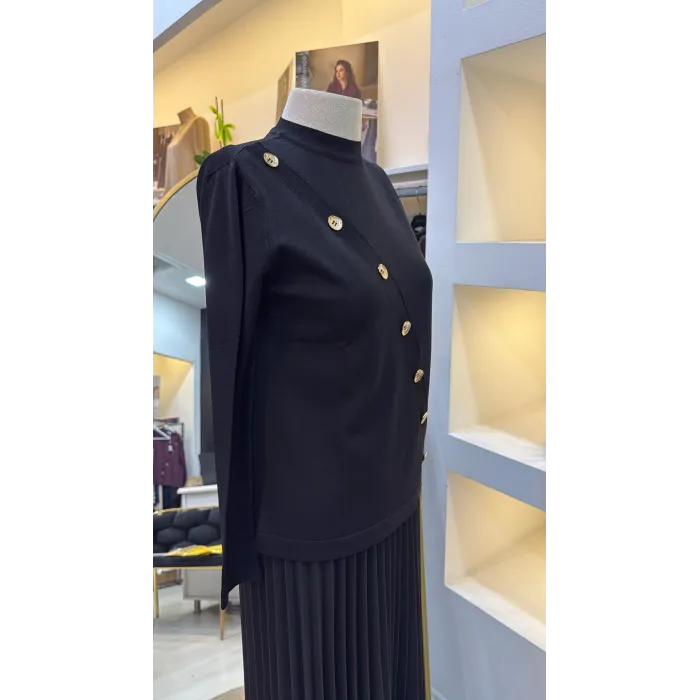 nuss triko tunik siyah 206