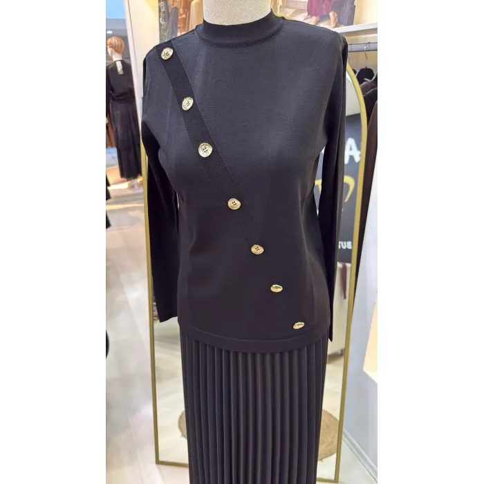 nuss triko tunik siyah 206