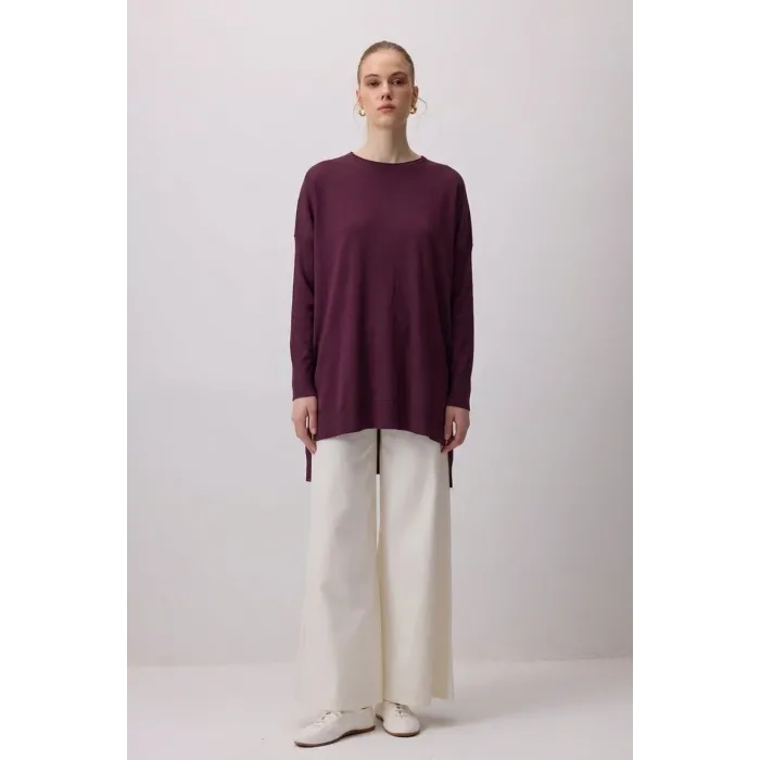 nuss triko tunik vişne k116