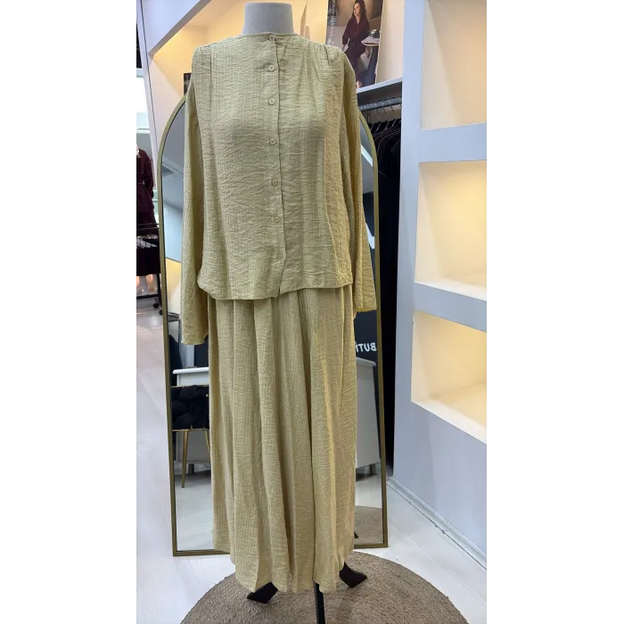 PUANE LOREN ETEKLİ TAKİM 20786 YELLOW