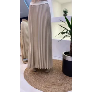 İnvee Pliseli Etek BEJ 6998