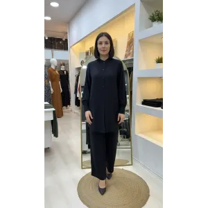 invee Elsa Gömlek siyah 7221