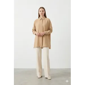 Nuss 3001 Gömlek - LATTE