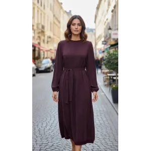 Misswhence Cupra İpek Elbise 39800 BORDO