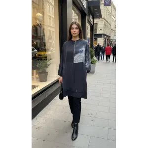 MİSSWHENCE İpek Tunik siyah 39005