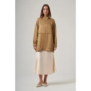 Nuss Taş İşlemeli Kap - 6043 Bal Köpüğü