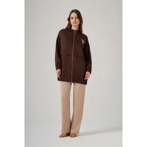 Nuss Taş İşlemeli Kap - 6043 Kahve