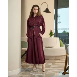 Misswhence Etekli Takım 39307 bordo