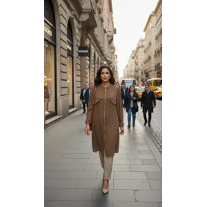 Misswhence Önü Fermuarlı Gömlek 39310 camal