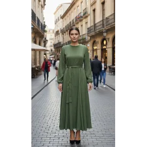 Misswhence Elbise yeşil  39844